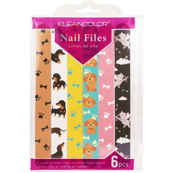 Beauty Intuition Nail Files, 6 pack